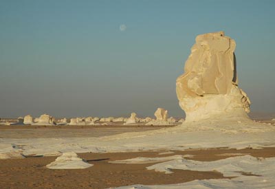 Ostsahara, gypten: Karawane Weisse Wste - Panorama der Weissen Wste